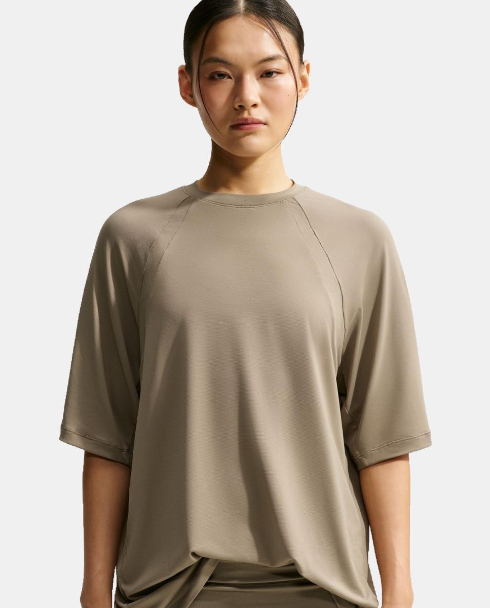 Camiseta de mujer Airy NikeSKIMS - Marrón Marrón-3