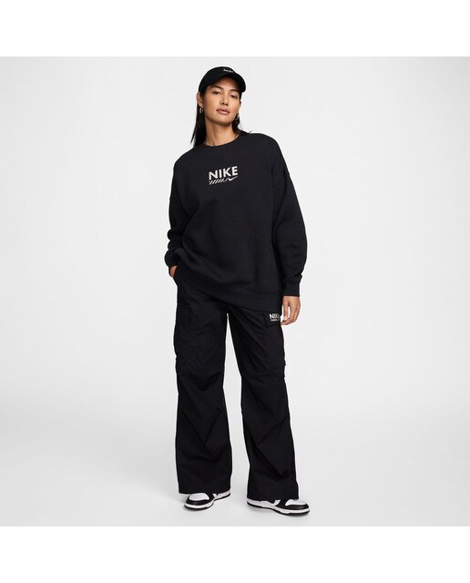 Sweatshirt de Mulher Trend Fleece CF Preto-6