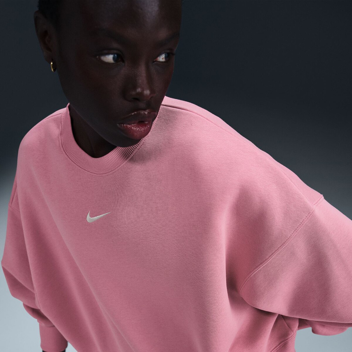 Sweatshirt de Mulher Sportswear Phoenix Fleece Rosa-3