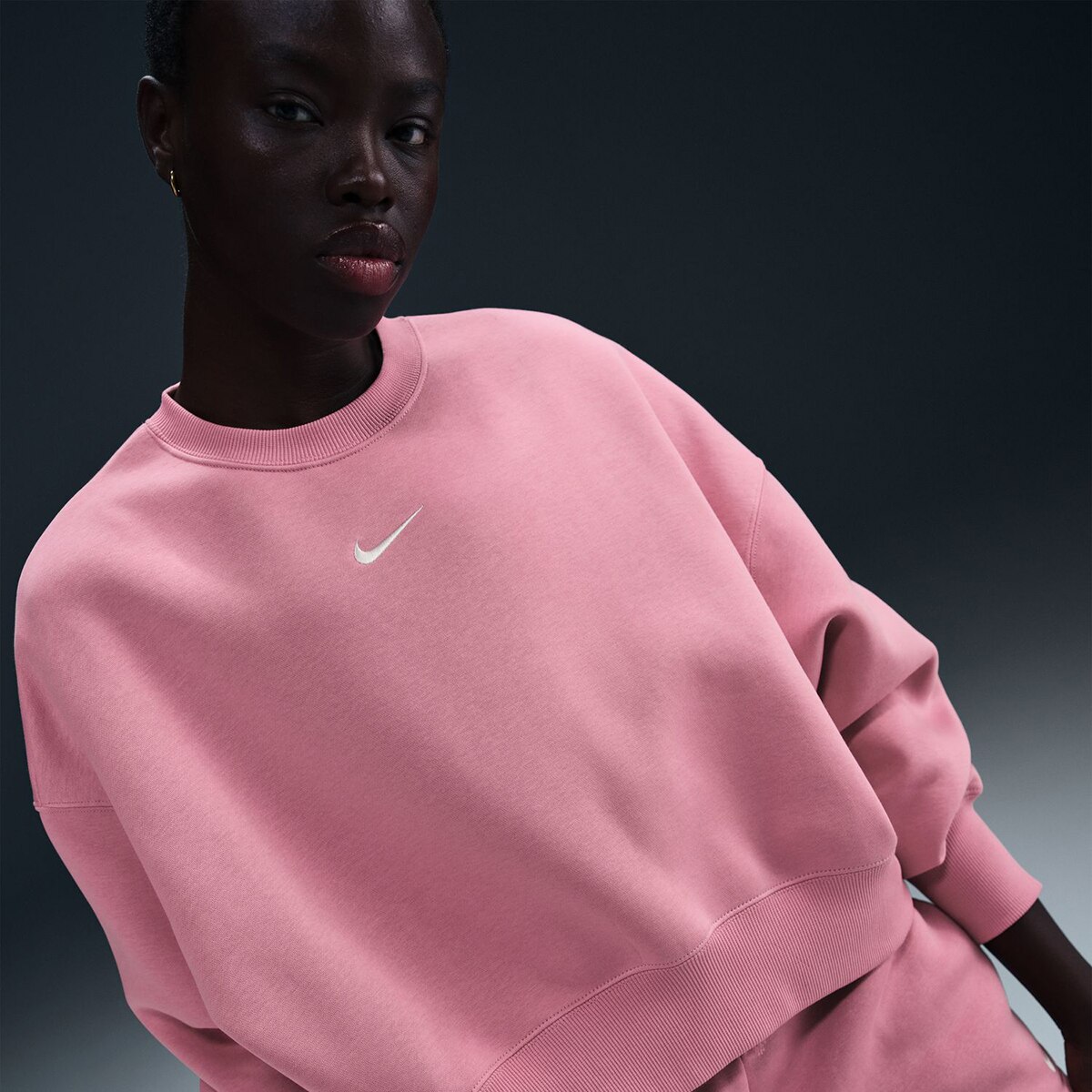 Sweatshirt de Mulher Sportswear Phoenix Fleece Rosa-5