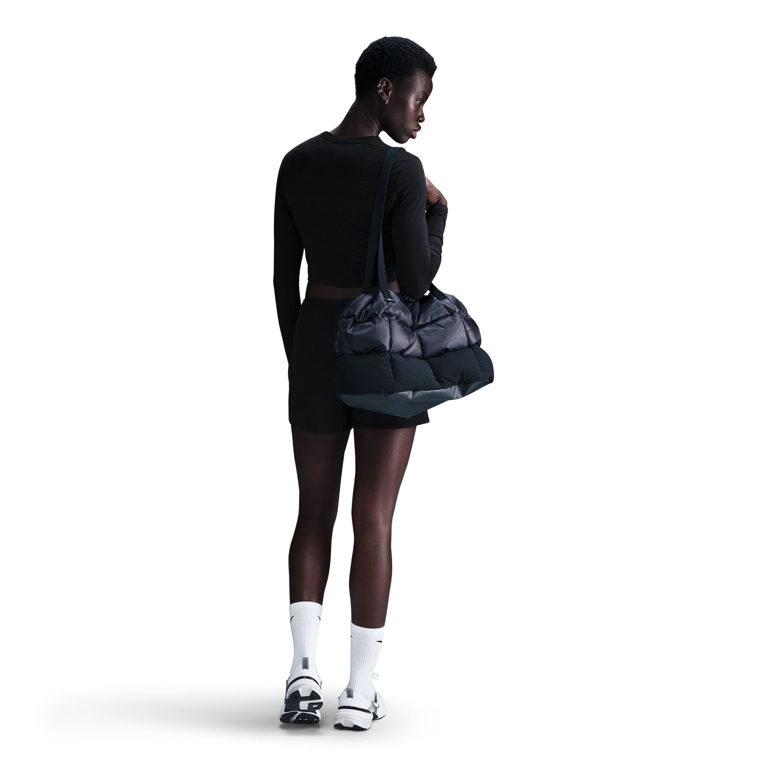 T-shirt de Mulher Sportswear Chill Knit Preto-2