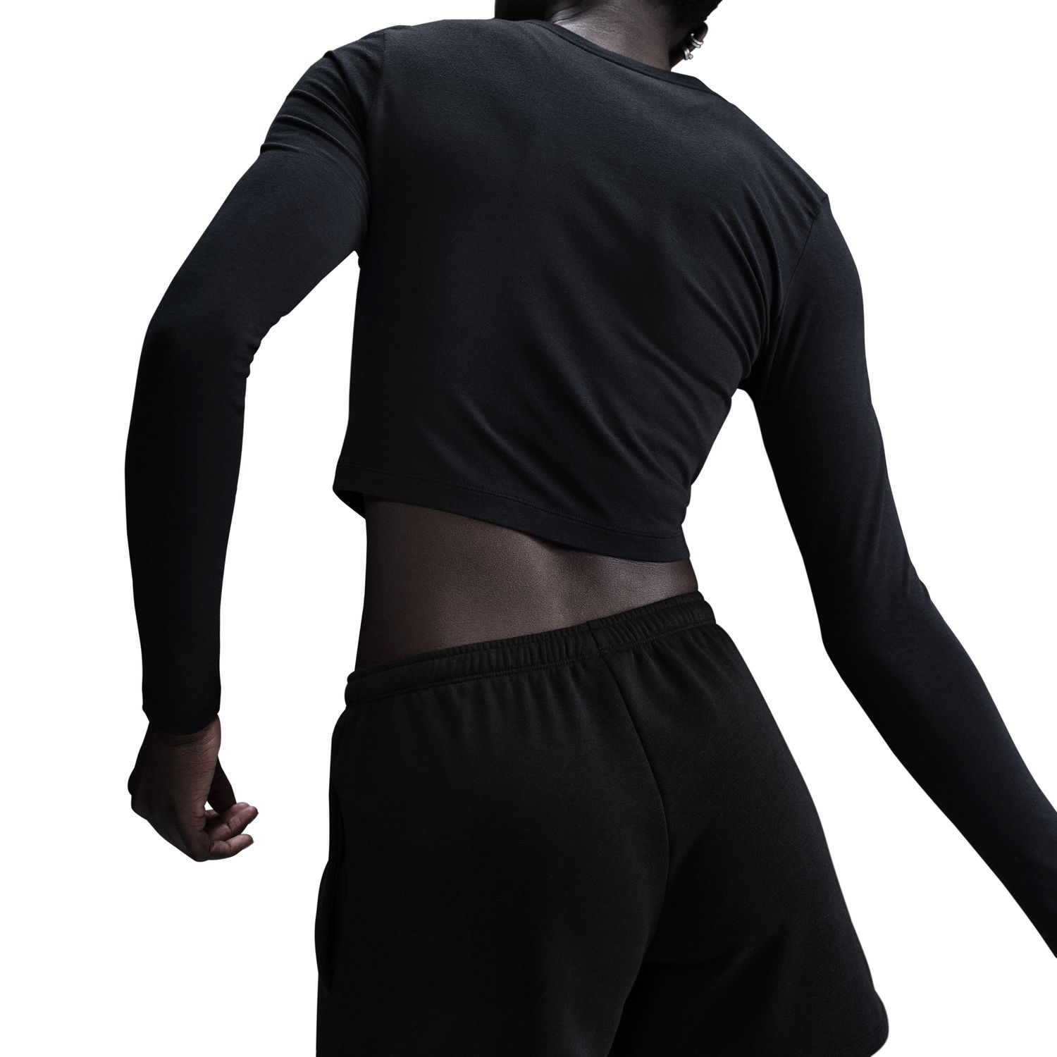 T-shirt de Mulher Sportswear Chill Knit Preto-5