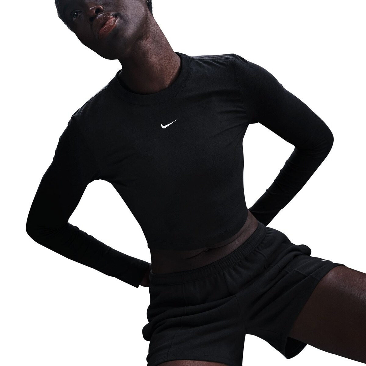 T-shirt de Mulher Sportswear Chill Knit Preto-6