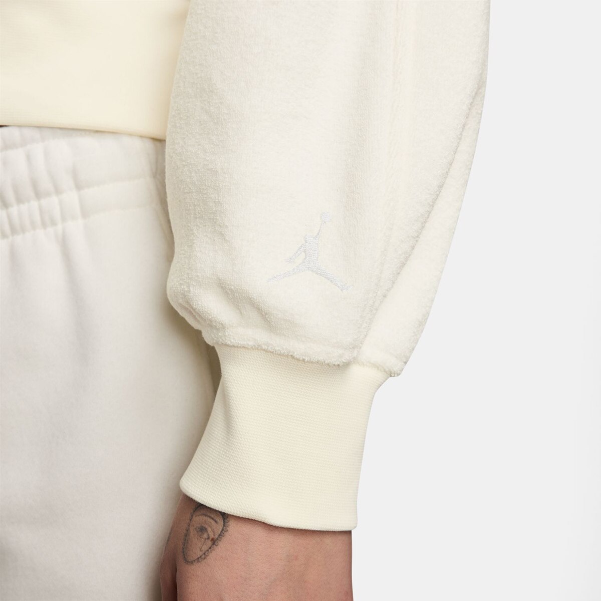 T-shirt de Mulher Flight Fleece Bege-3