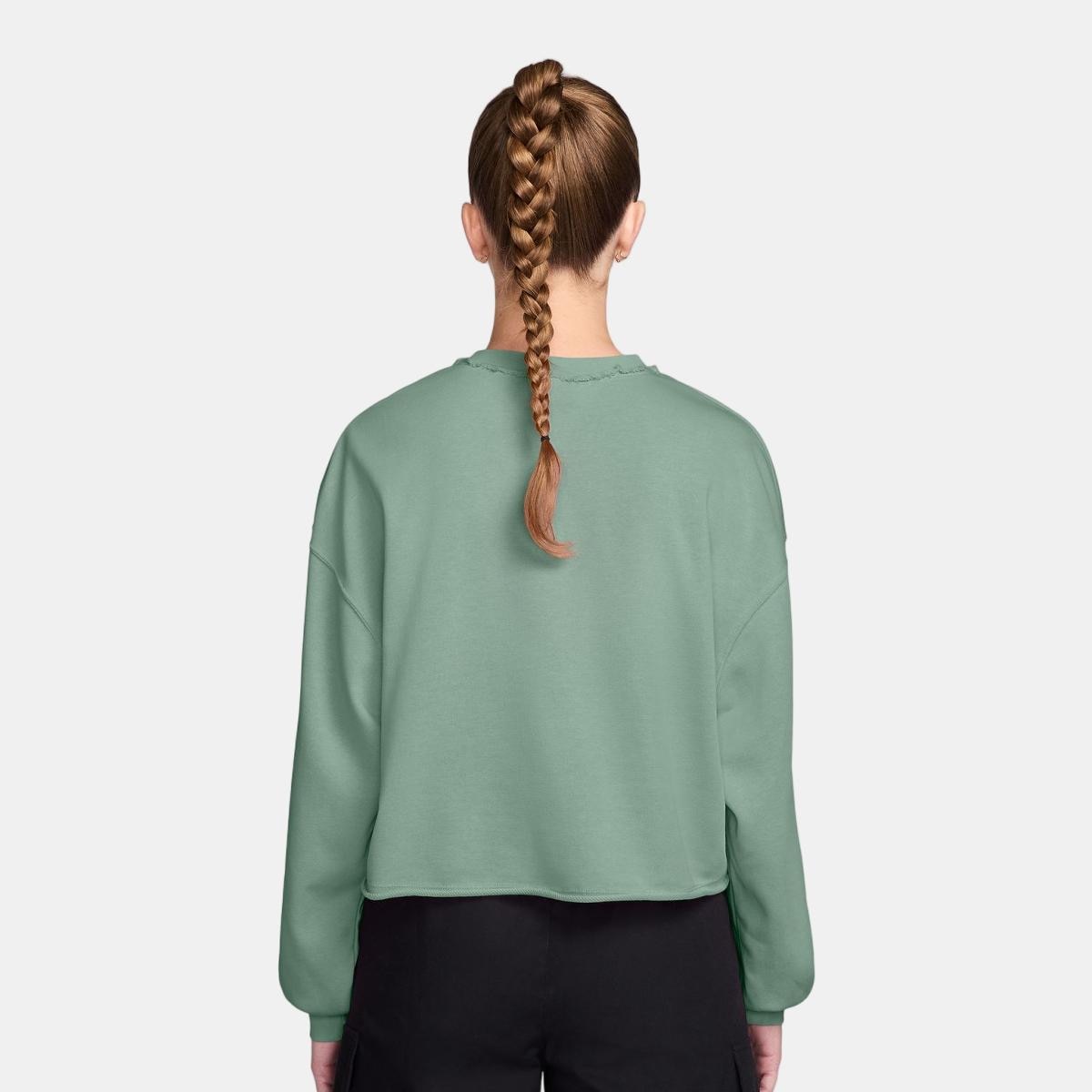 T-shirt Casual de Mulher W NSW NK Chill Ft Crew Preto-2
