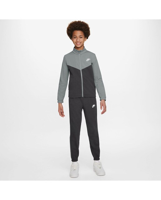 Fato-de-treino de menino Sportswear Nike Cinzento-1