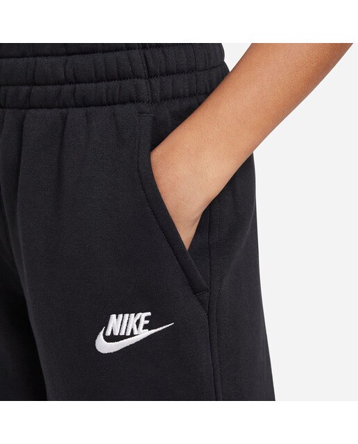 Fato de Treino de Criança Sportswear Club Fleece Preto-8