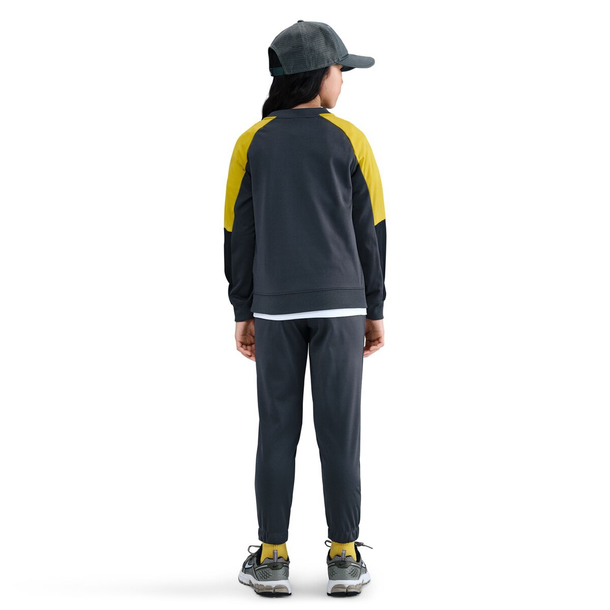 Fato de Treino de Criança Sportswear Dri-FIT Tracksuit Crew Cinzento-2