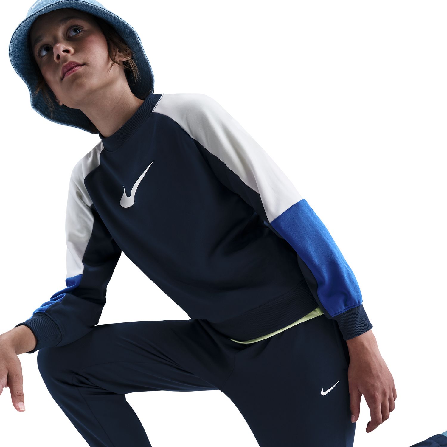 Fato de Treino de Criança K Nsw DF Tracksuit Pk Crew Azul-5