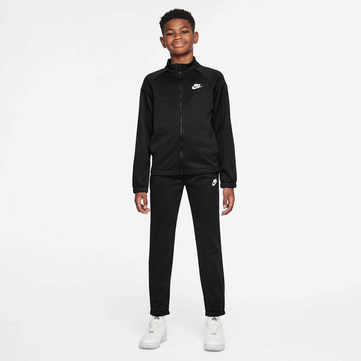black nike dri fit tracksuit