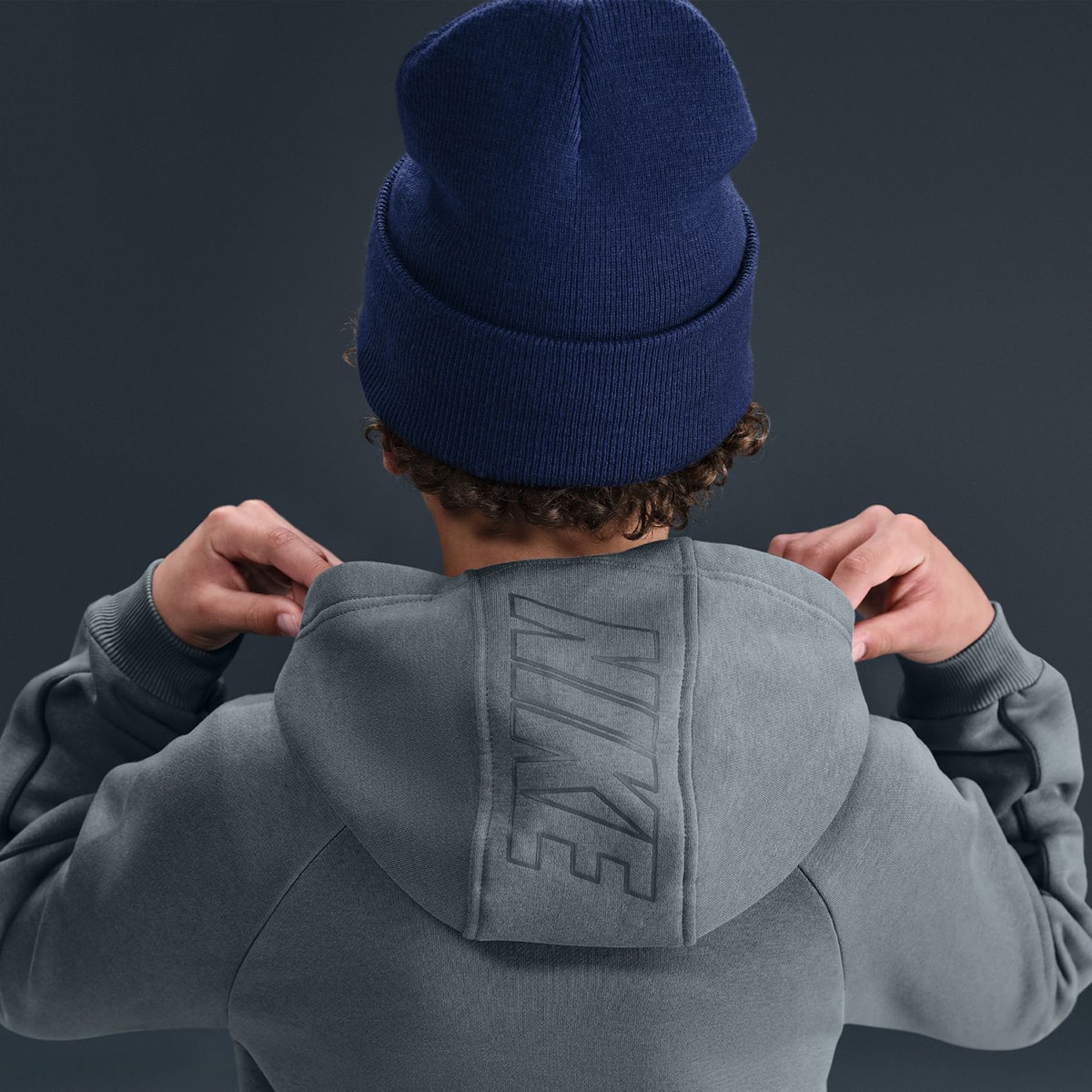 Fato de Treino de Criança Sportswear Club Fleece Cinzento-5