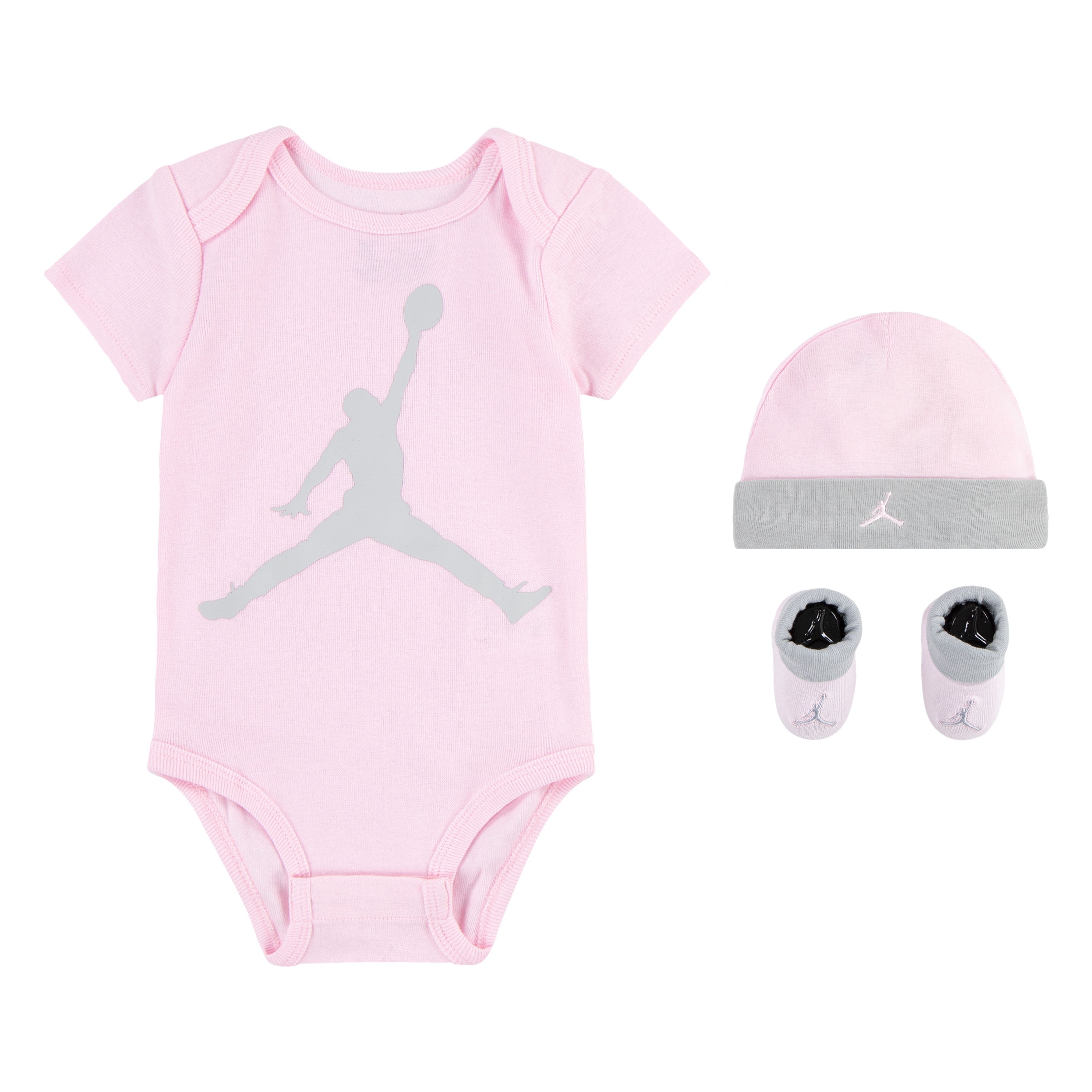 Conjunto de Bebé Jumpman Rosa-1