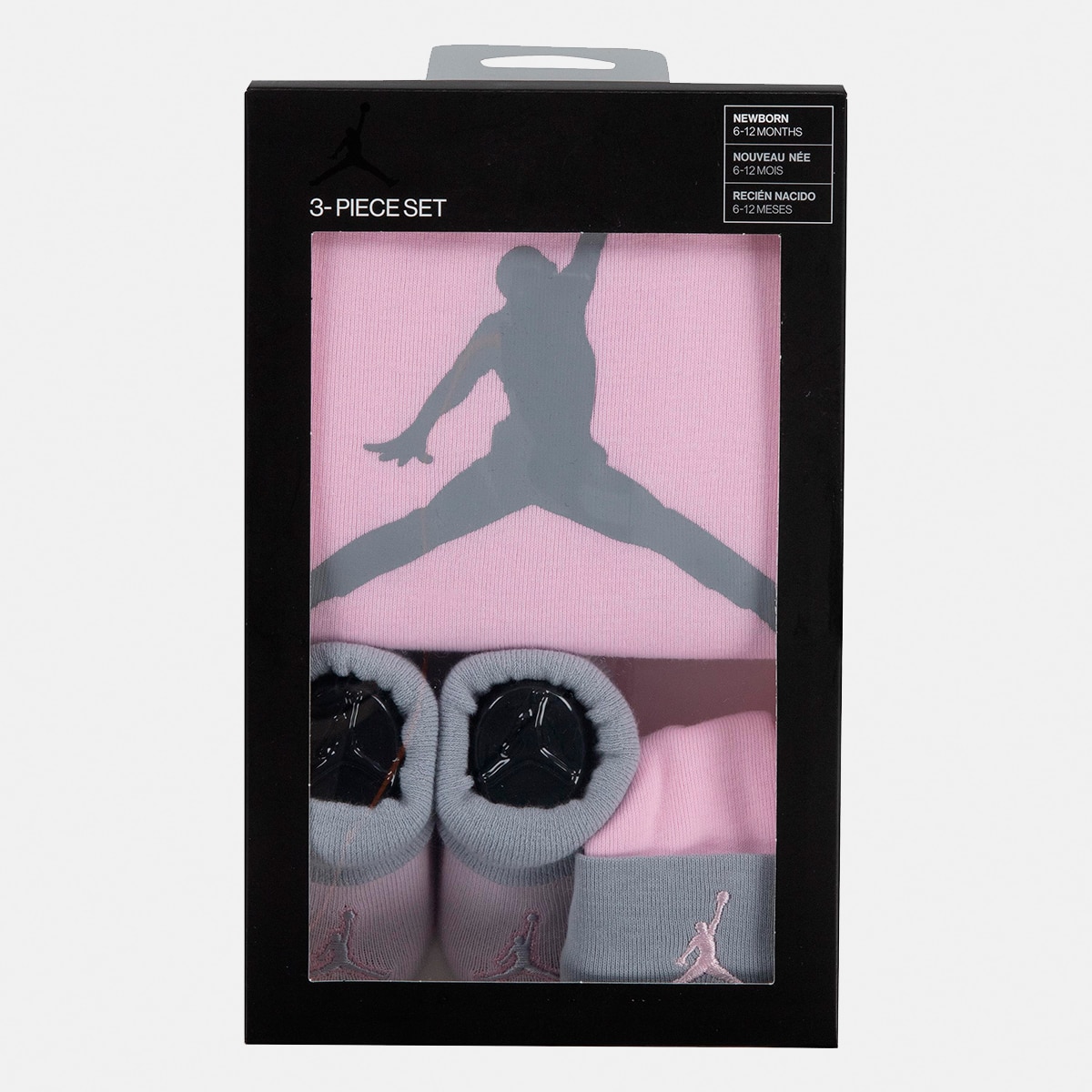 Conjunto de Bebé Jumpman Rosa-5