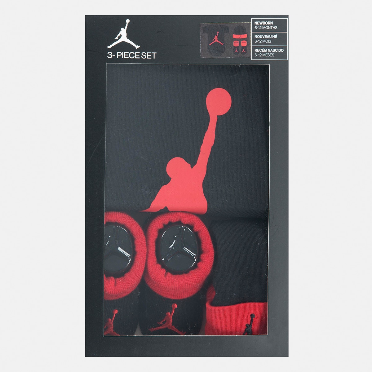 Conjunto de Bebé Jumpman Preto-7