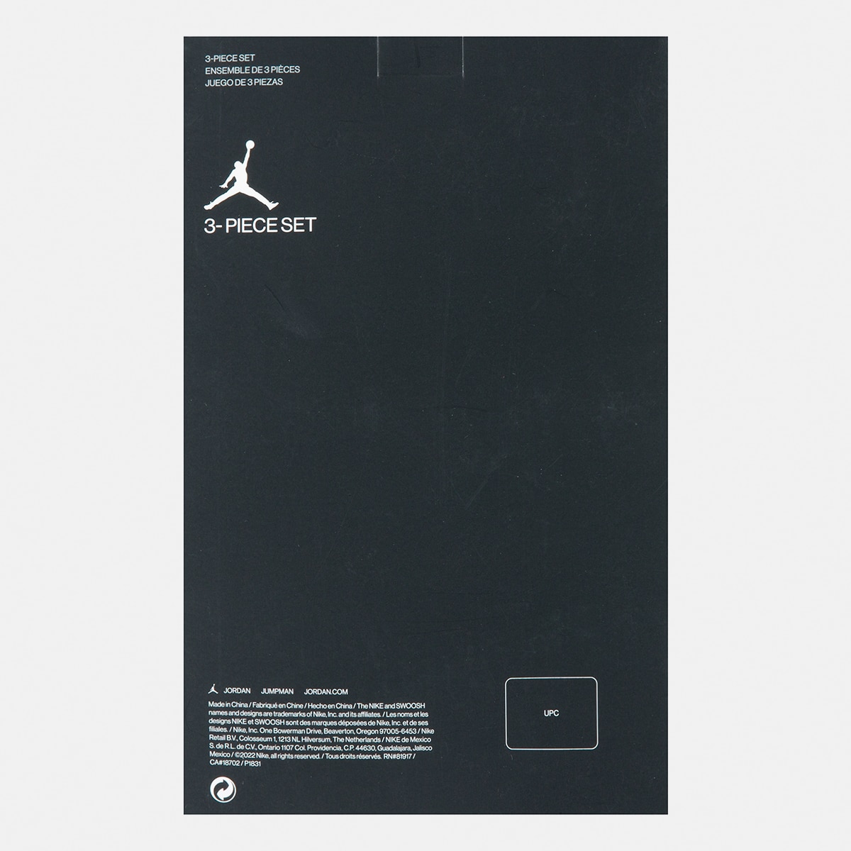 Conjunto de Bebé Jumpman Preto-8