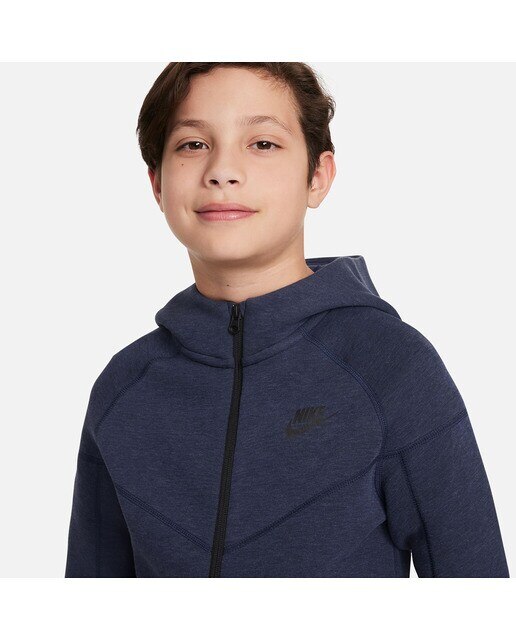 Sweatshirt de menino Sportswear Tech Fleece Nike Azul-3