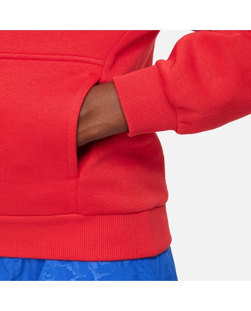 Sweatshirt de criança Sportswear Club Fleece Vermelho-5