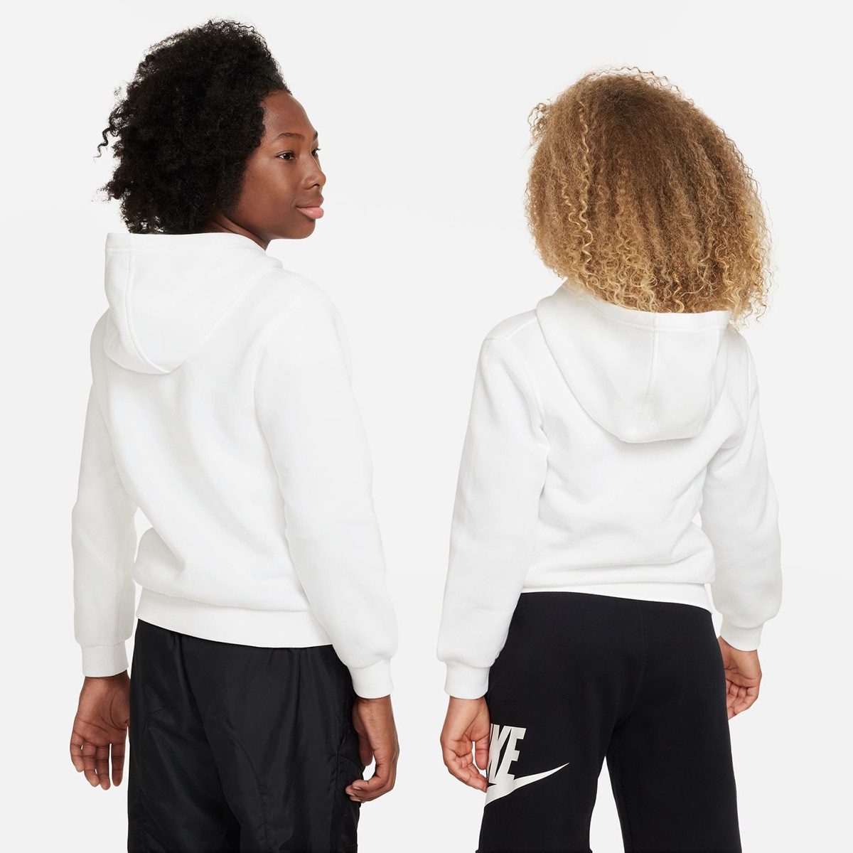 Sweatshirt de criança Sportswear Club Fleece Branco-2
