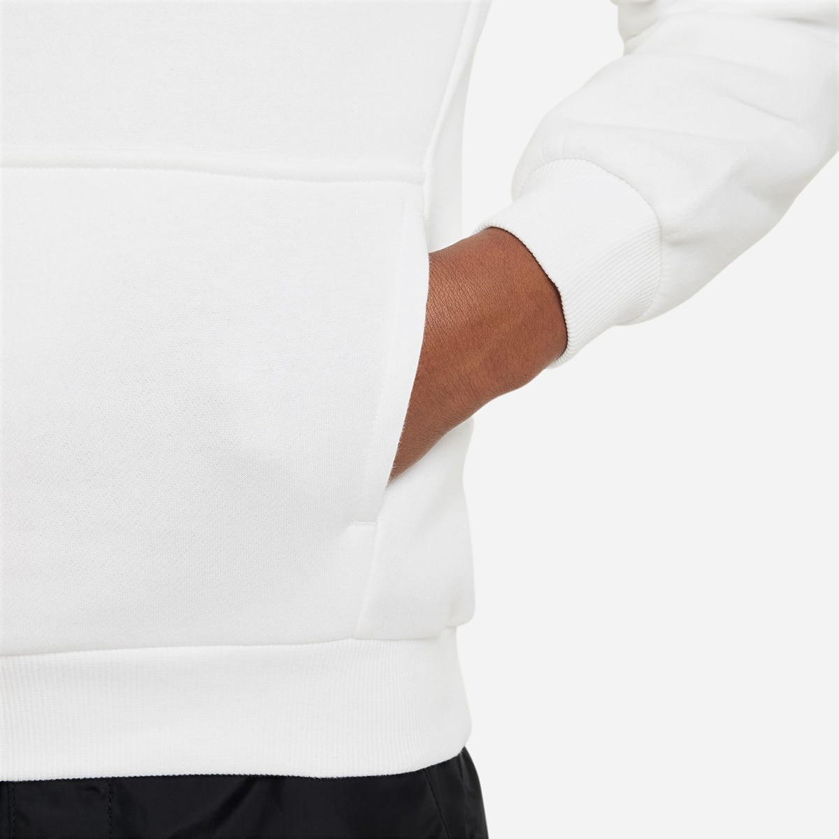 Sweatshirt de criança Sportswear Club Fleece Branco-3