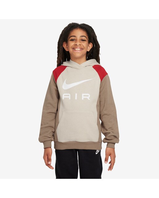 Sweatshirt de menino Air Nike Caqui-1