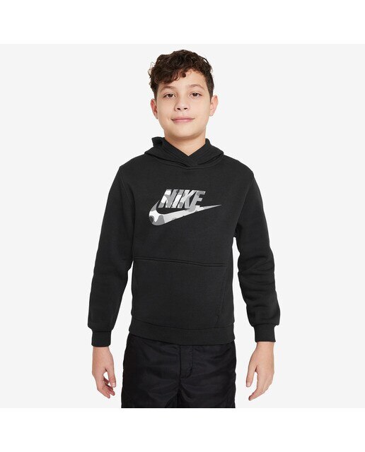 Sweatshirt de criança Sportswear Club Preto-1