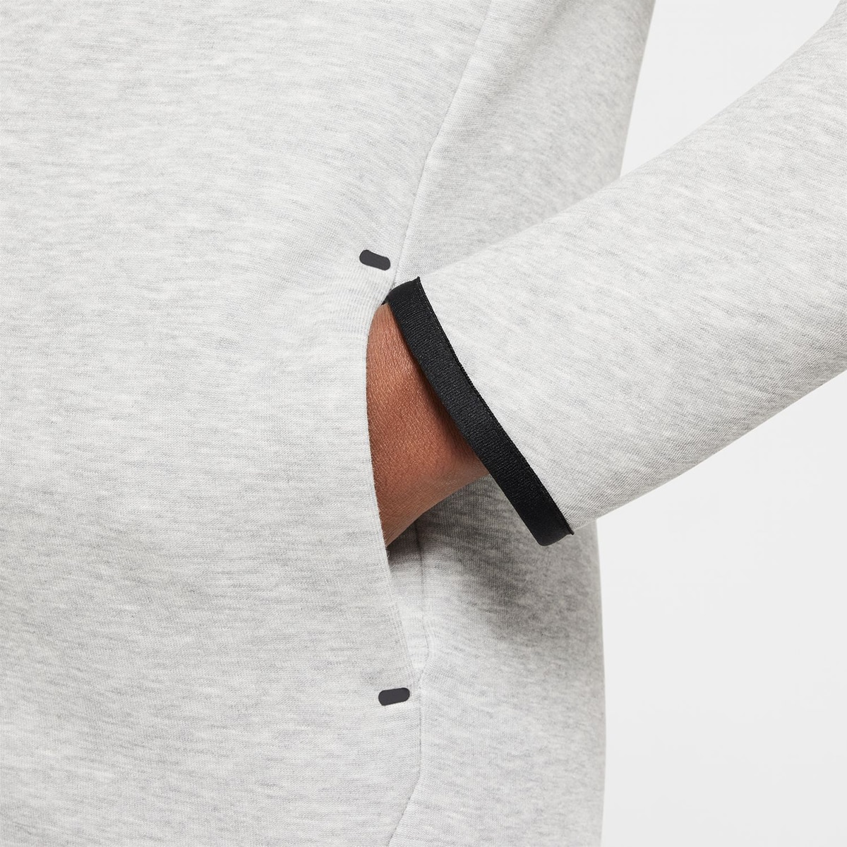 Sweatshirt de Criança B Nsw Tch Flc Fz - Pd Cinzento-5