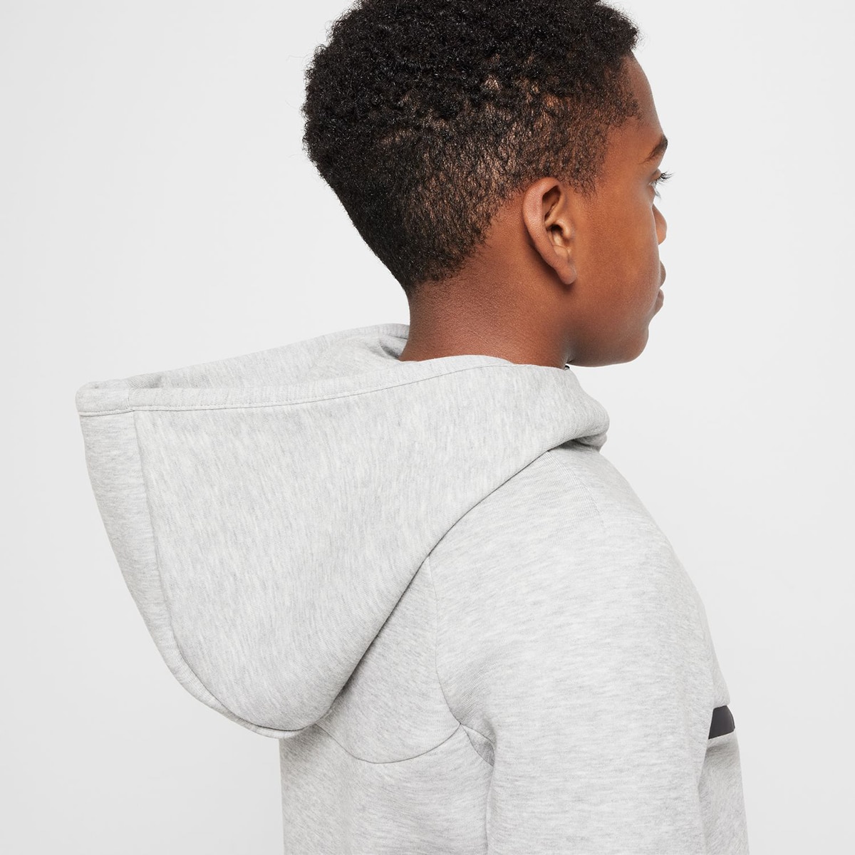 Sweatshirt de Criança B Nsw Tch Flc Fz - Pd Cinzento-7