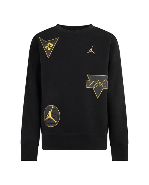 Sweatshirt de Criança Jdb See Me Shine Crew Preto-1