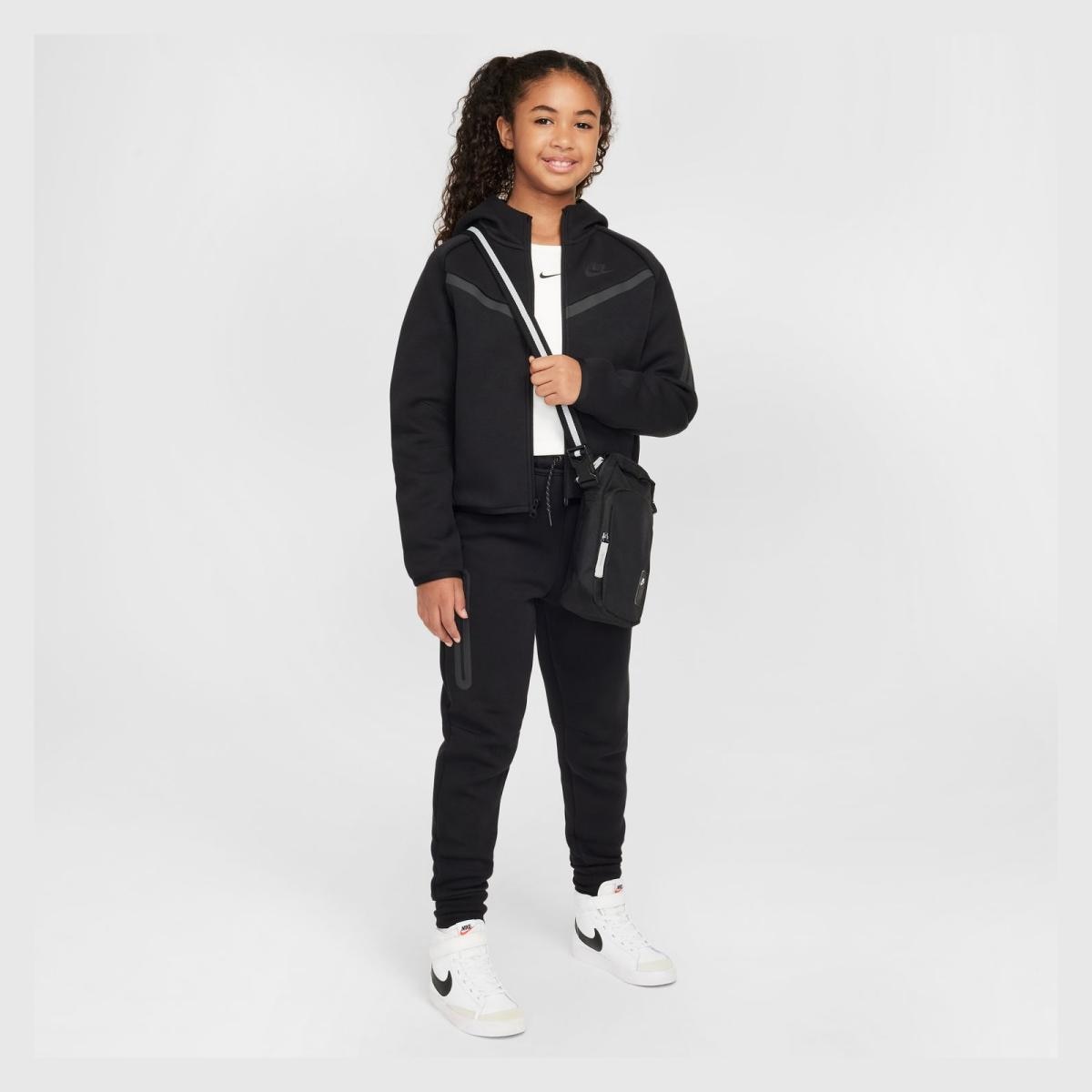 Sweatshirt de menina Sportswear Tech Fleece Nike Preto-7