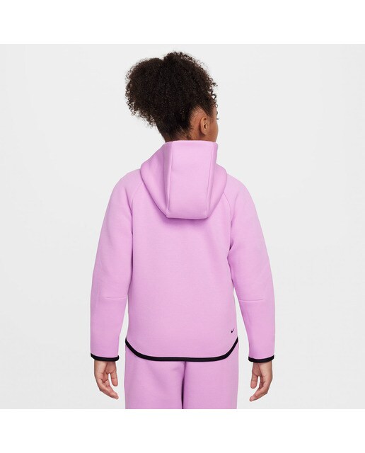 Sweatshirt de menina Sportswear Tech Fleece Nike Rosa-2