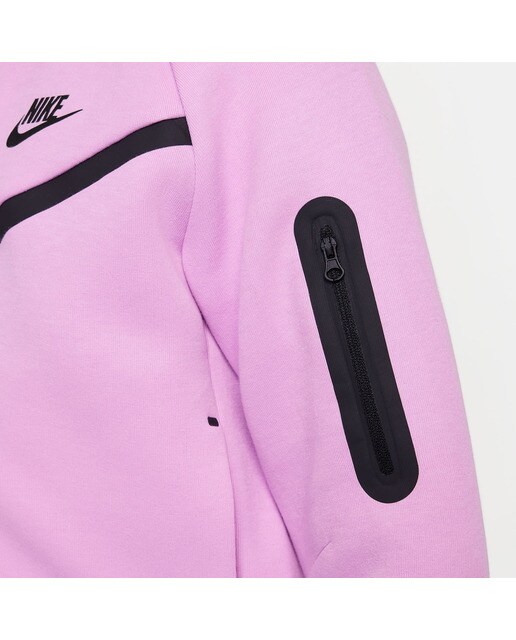 Sweatshirt de menina Sportswear Tech Fleece Nike Rosa-5