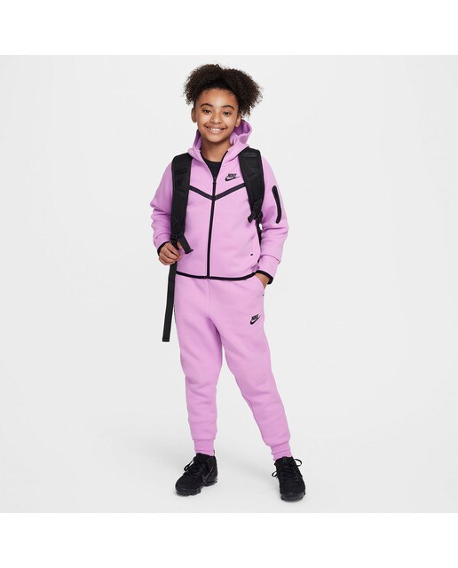 Sweatshirt de menina Sportswear Tech Fleece Nike Rosa-8