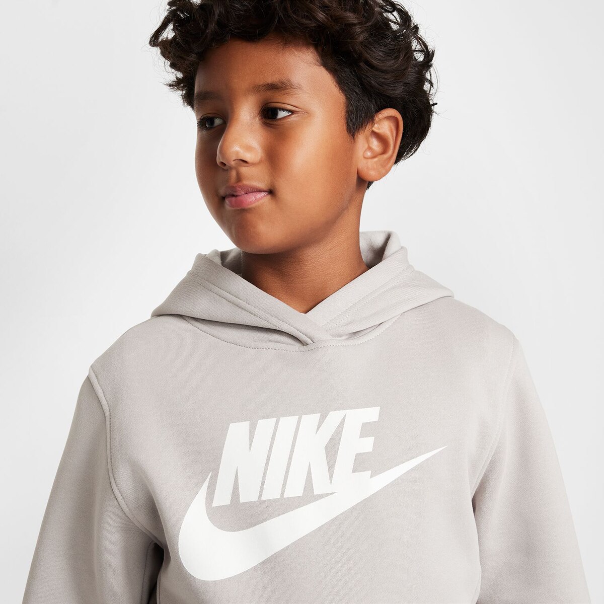 Sweatshirt de criança Sportswear Club Fleece Cinzento-3
