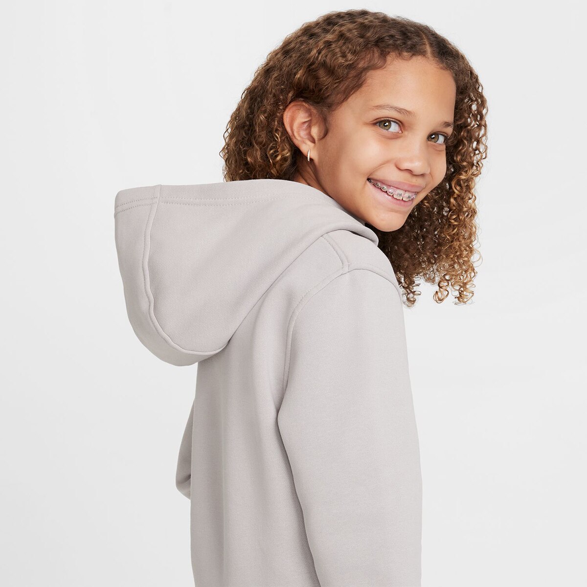 Sweatshirt de criança Sportswear Club Fleece Cinzento-3