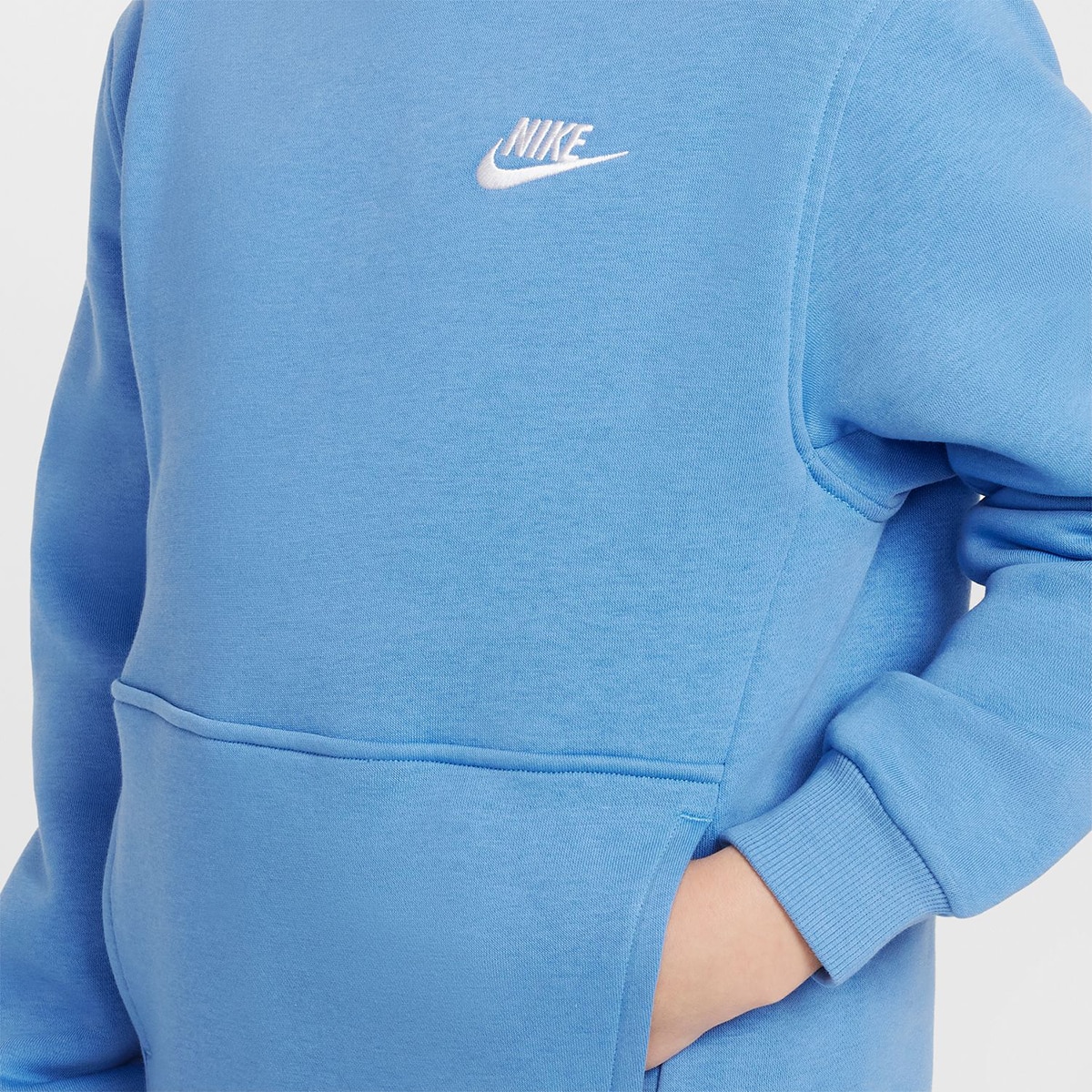 Sweatshirt de criança Sportswear Club Fleece Azul-3