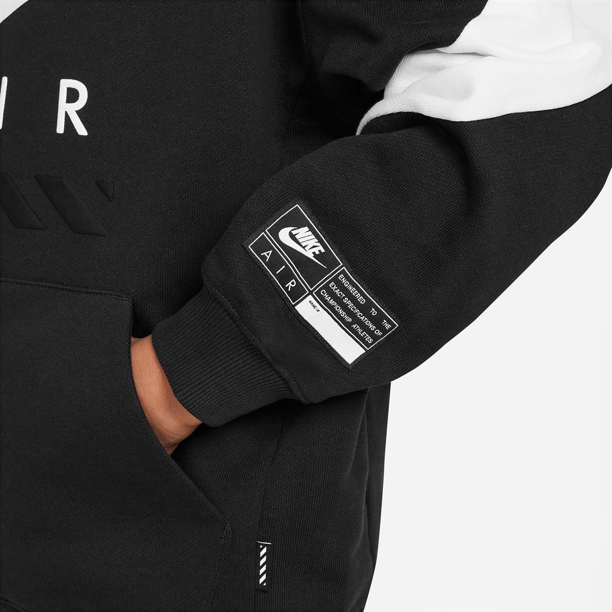Sweatshirt de menino Air Nike Preto-3