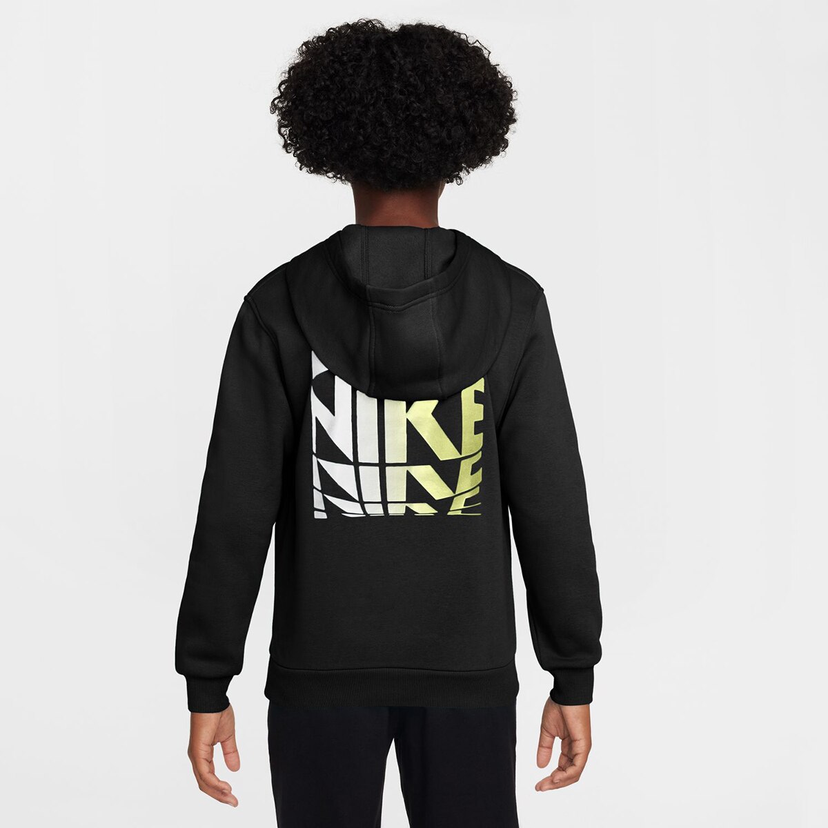 Sweatshirt de criança Sportswear Club Fleece Preto-2