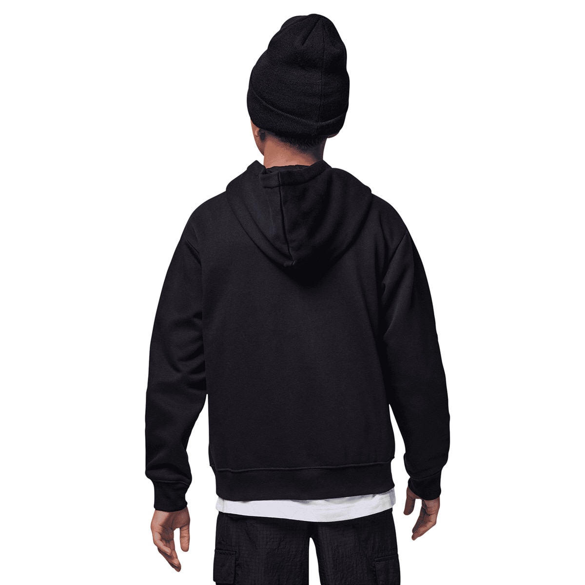 Sweatshirt de Criança Hbr Flc Po Hoodie Preto-2