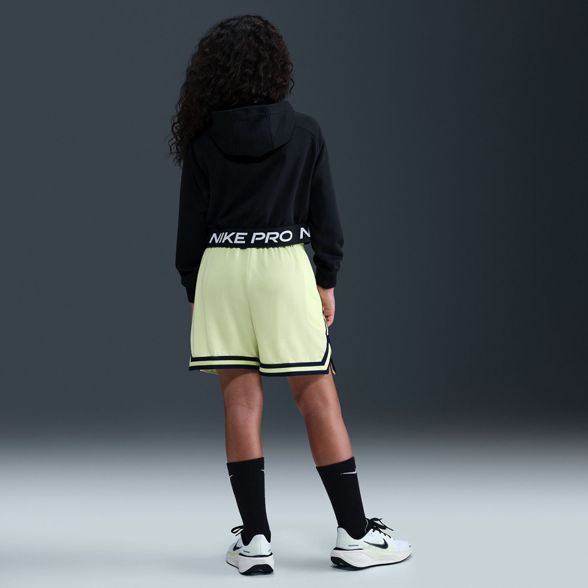 Sweatshirt de Menina G Pro DF Fz Fleece Hdy Preto-2