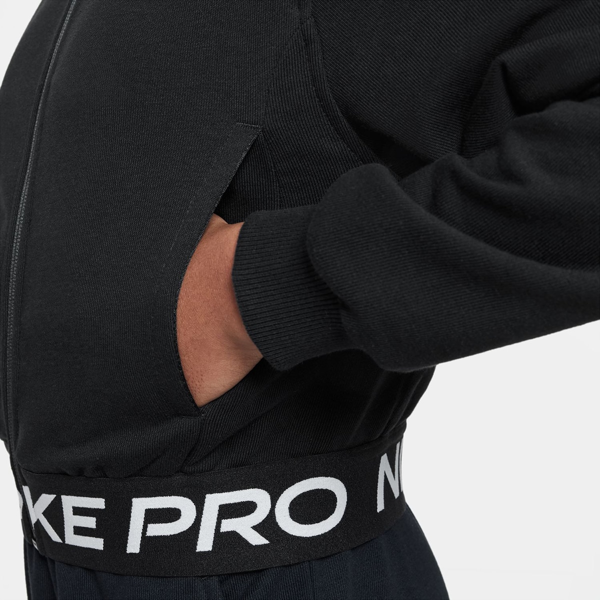 Sweatshirt de Menina G Pro DF Fz Fleece Hdy Preto-3