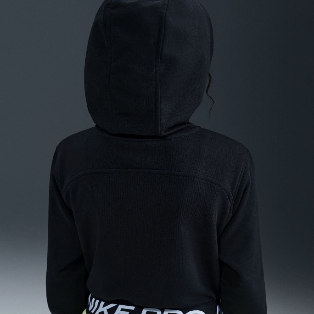 Sweatshirt de Menina G Pro DF Fz Fleece Hdy Preto-5