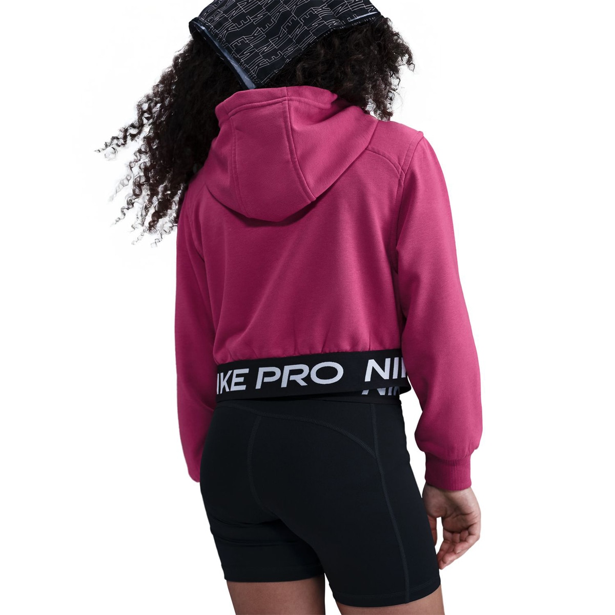 Sweatshirt de Menina Pro Dri-FIT Fleece Vermelho-4