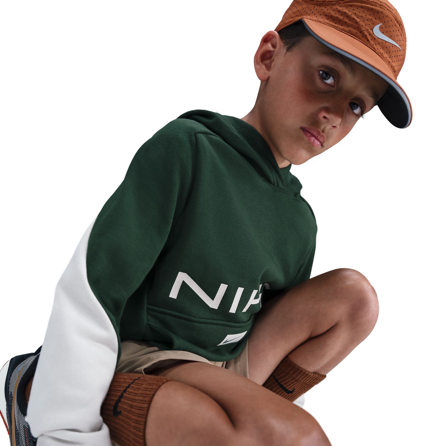 Sweatshirt de Criança Multi Verde-4