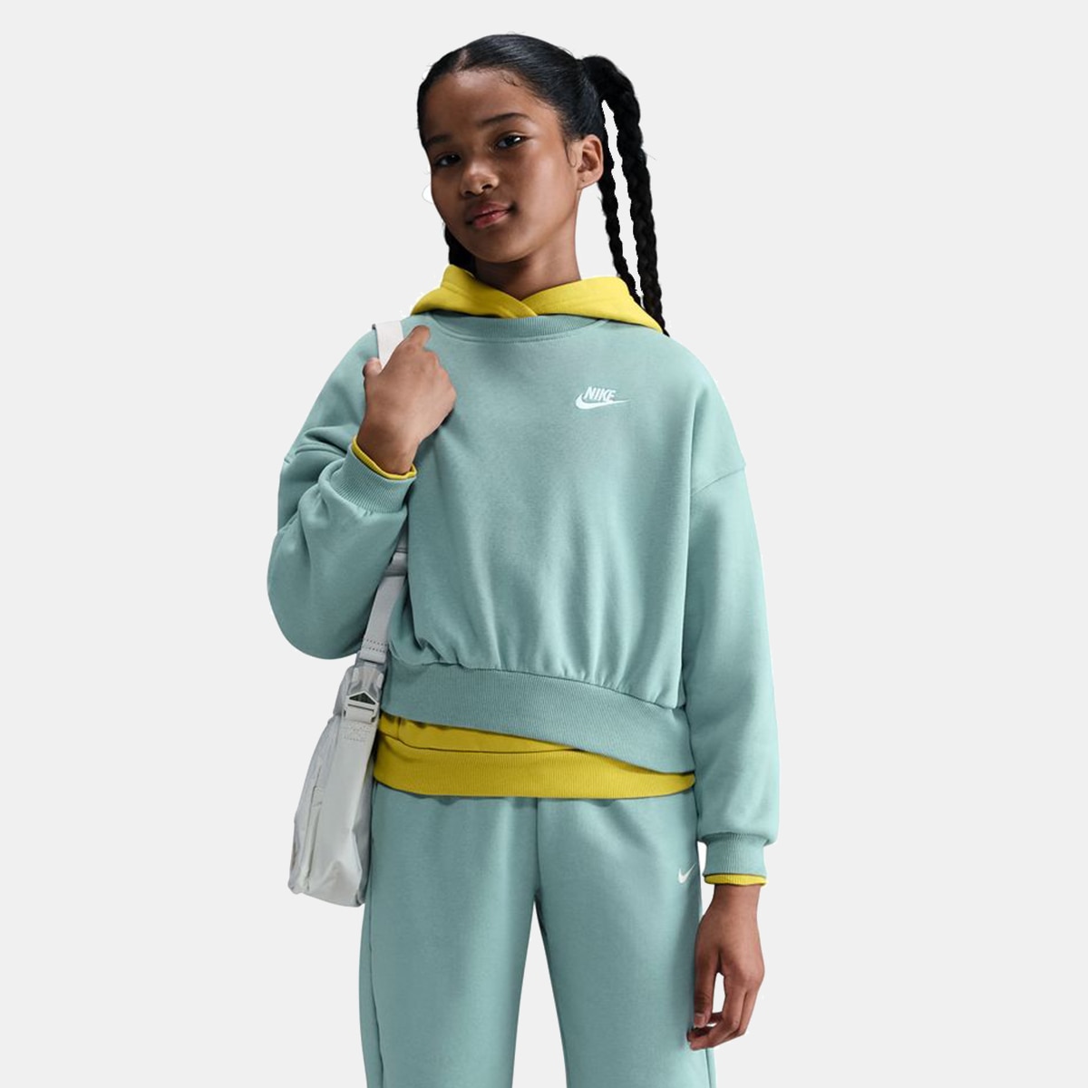 Sweatshirt de menina Sportswear Club Fleece Nike Azul-1