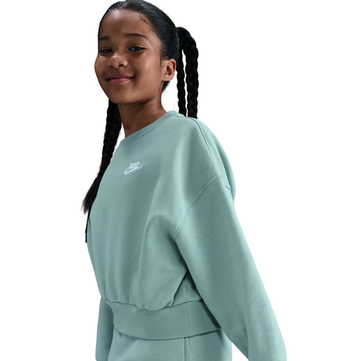 Sweatshirt de menina Sportswear Club Fleece Nike Azul-3