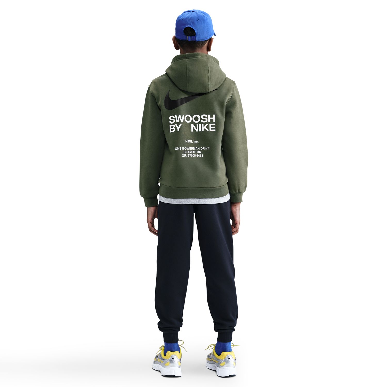 Sweatshirt de Criança Sportswear Athl Po Hoodie Bb Verde-2