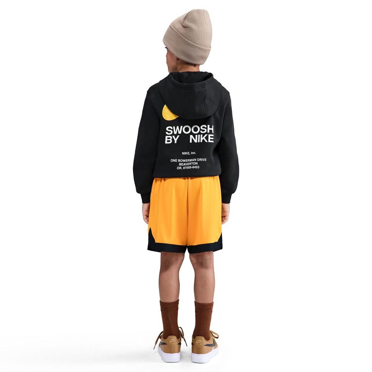 Sweatshirt de Criança Sportswear Athl Po Hoodie Bb Preto-2