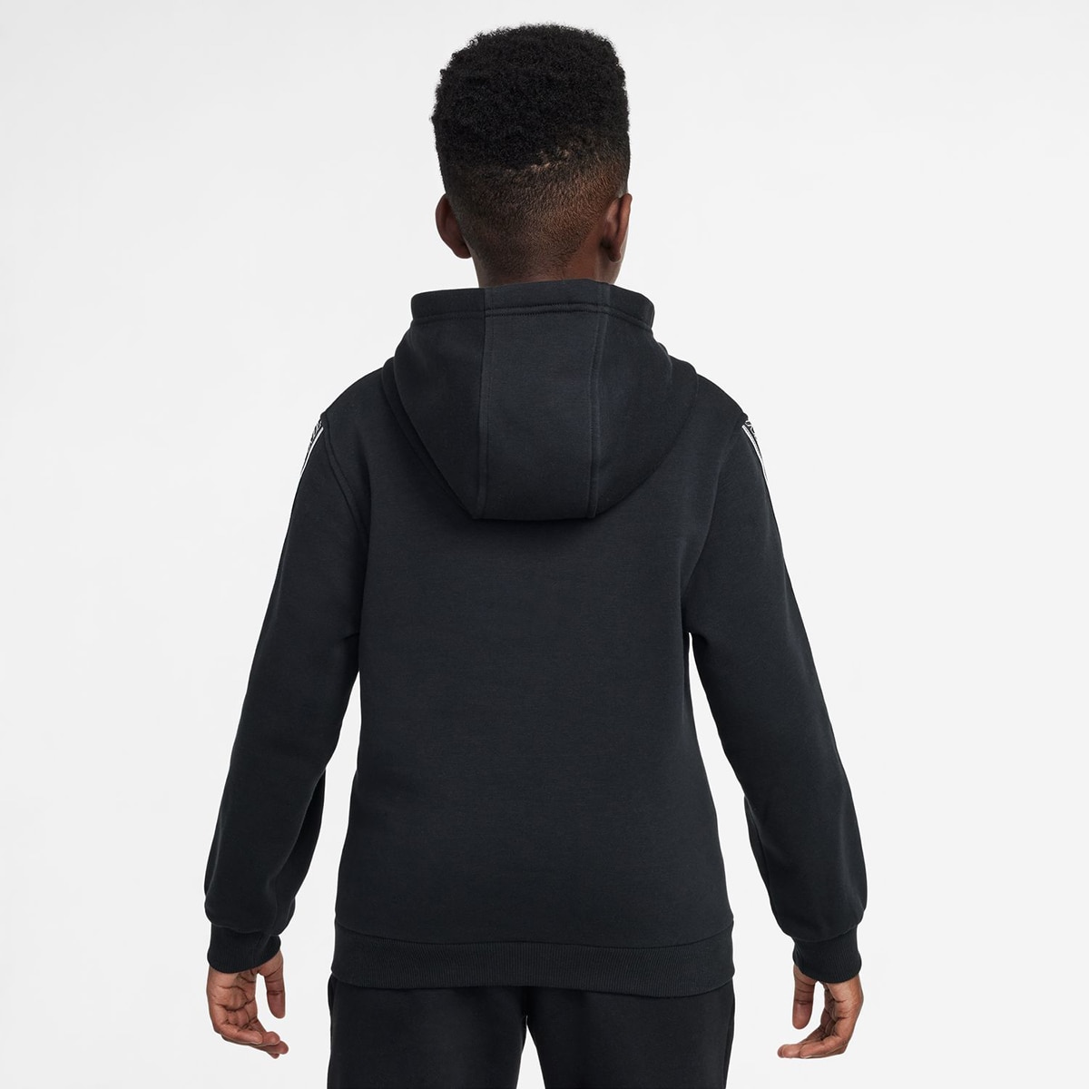 Sweatshirt de Criança Sportswear Club+ Flc Hdy Preto-2