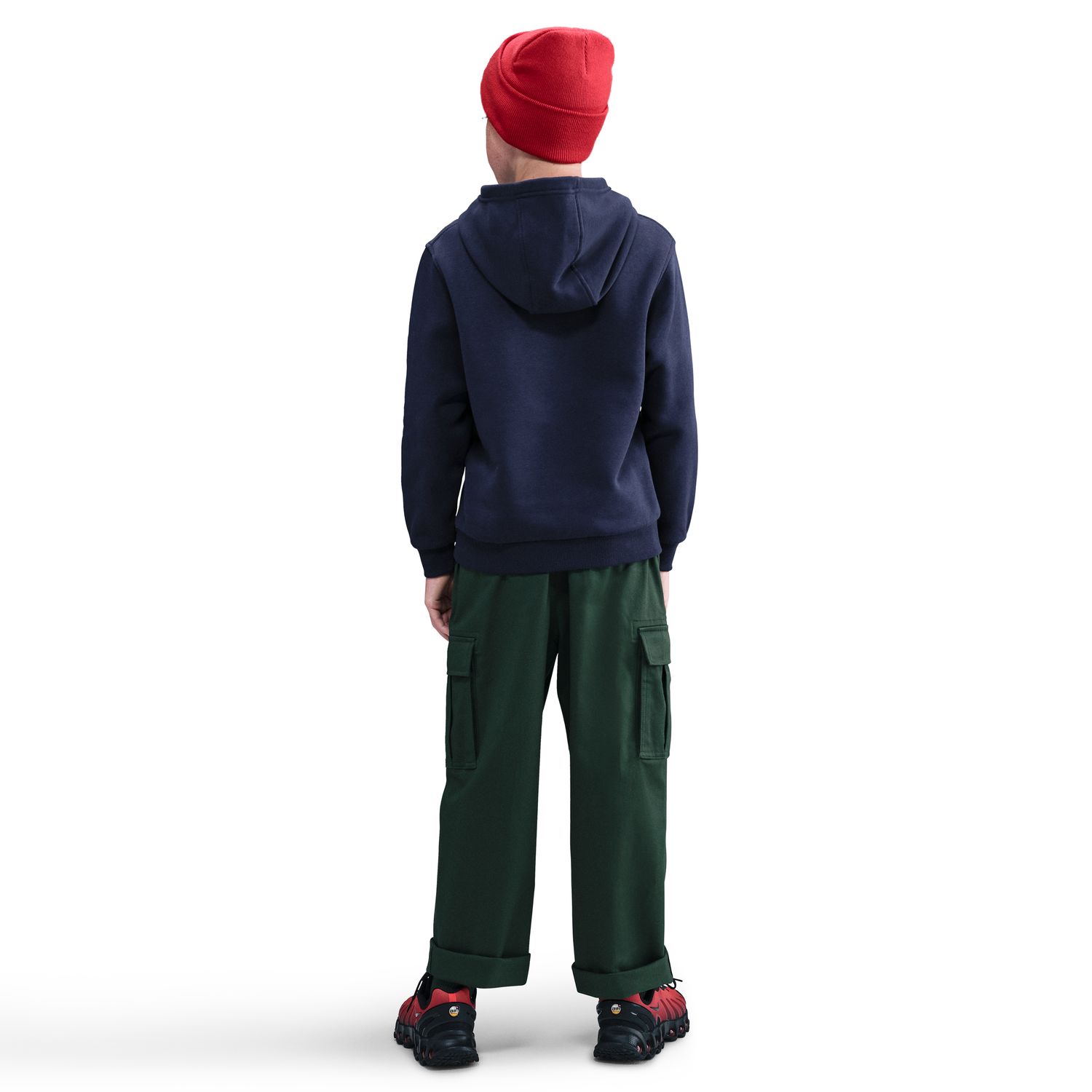 Sweatshirt de criança Sportswear Club Fleece Azul-marinho-2
