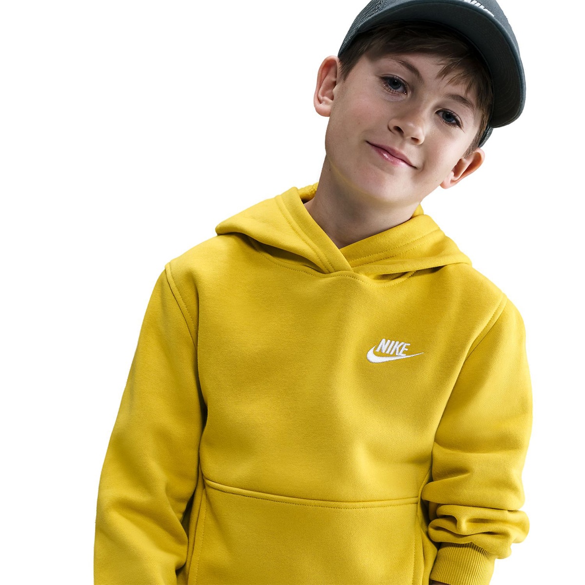 Sweatshirt de criança Sportswear Club Fleece Amarelo-3